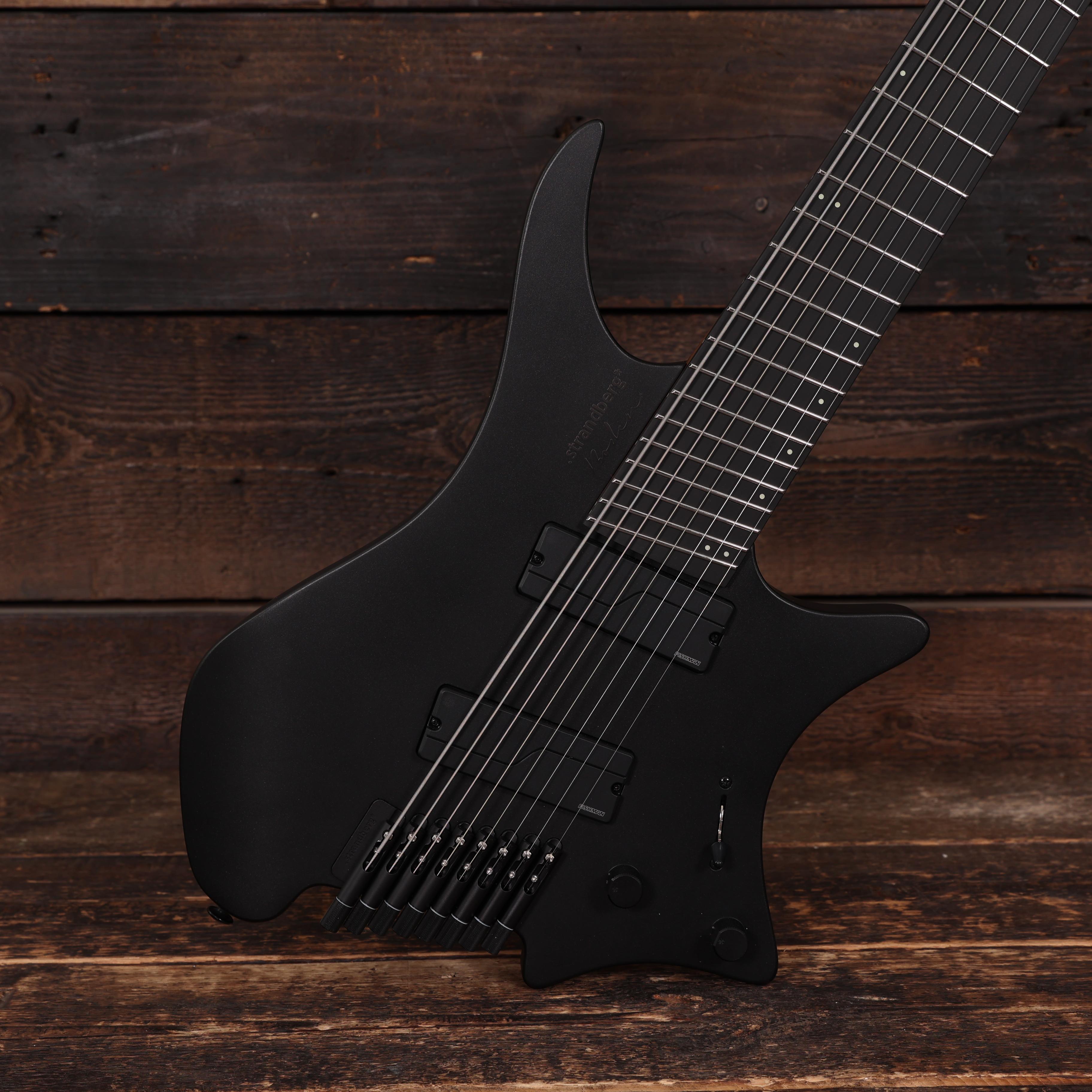 Strandberg Boden Metal NX 8 Electric Guitar in Black Granite